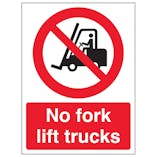 No Fork Lift Trucks - Super-Tough Rigid Plastic