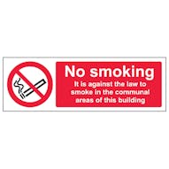 No Smoking In Communal Area - Landscape
