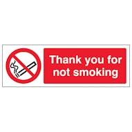 Thank You For Not Smoking - Landscape