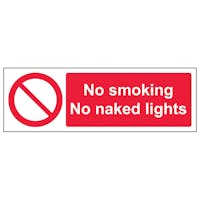 No Smoking No Naked Lights - Landscape 