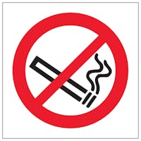 No Smoking Logo Window Sticker 