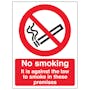 No Smoking In These Premises - Portrait