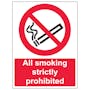 All Smoking Is Strictly Prohibited - Portrait