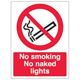 No Smoking/No Naked Lights - Portrait