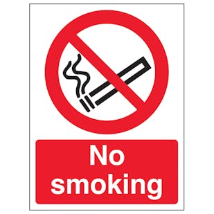 No Smoking - Portrait
