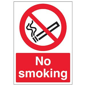 No Smoking - A4