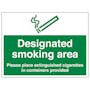 Designated Smoking Area - Extinguished Cigarettes