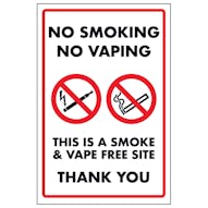 Smoking & Vaping Signs