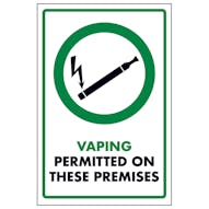 Vaping Permitted On These Premises