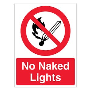 No Naked Lights - Portrait