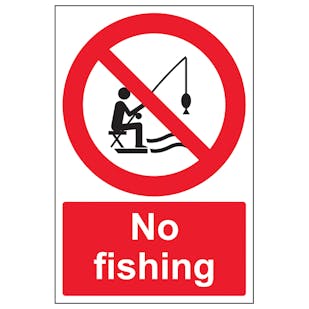 No Fishing - Portrait
