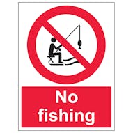 No Fishing - Portrait