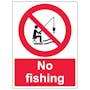 No Fishing - Portrait