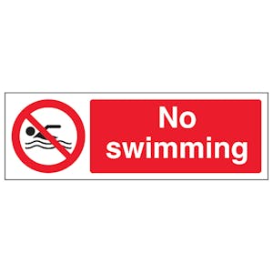 No Swimming - Landscape