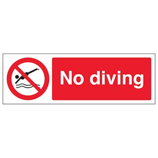 No Diving - Landscape