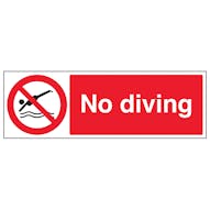 No Diving - Landscape