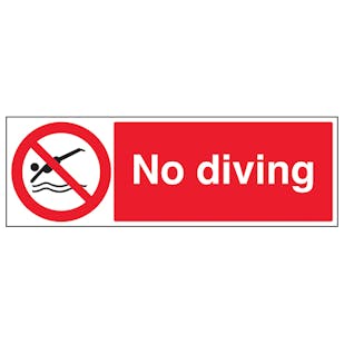 No Diving - Landscape