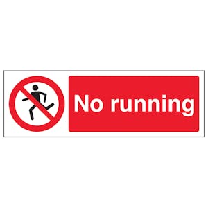 No Running With Man - Landscape