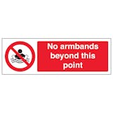 No Armbands Beyond This Point - Landscape