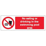 Food and Drink Prohibition Signs