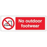 No Outdoor Footwear - Landscape