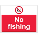 No Fishing - Large Landscape