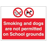 Smoking And Dogs Not Permitted On School Grounds
