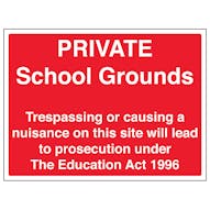 Private School Grounds