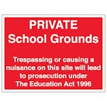 Private School Grounds