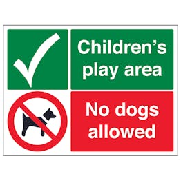 Childrens Play Area, No Dogs Allowed
