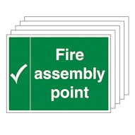 5-Pack Fire Assembly Point