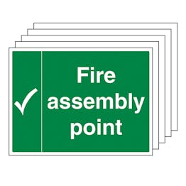 5-Pack Fire Assembly Point