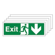 5-Pack Exit Arrow Down