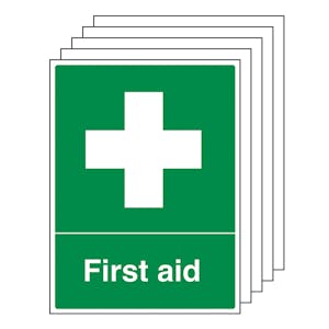 5-Pack First Aid - Portrait