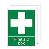 5-Pack First Aid Box - Portrait