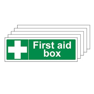 5-Pack First Aid Box - Landscape