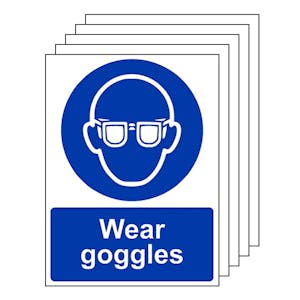 5-Pack Wear Goggles - Portrait