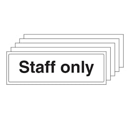 5-Pack Staff Only