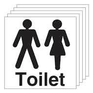 5-Pack Unisex Toilet