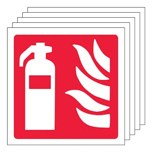 5PK - Fire Extinguisher Symbol
