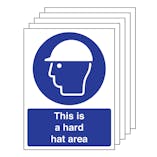 5PK - This Is A Hard Hat Area - Portrait
