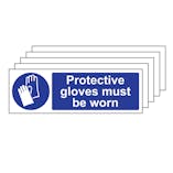5PK - Protective Gloves Must Be Worn
