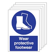 5PK - Wear Protective Footwear - Portrait