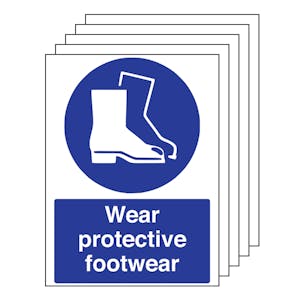 5PK - Wear Protective Footwear - Portrait