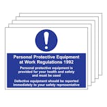 5PK - PPE Work Regulations 1992 Must Be Used