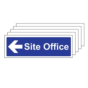 5PK - Site Office With Arrow Left