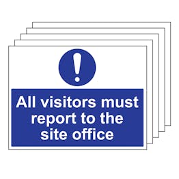 5PK - Visitors Report To Site Office  - Large Landscape