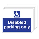 5PK - Disabled Parking Only