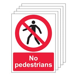 5PK - No Pedestrians - Portrait