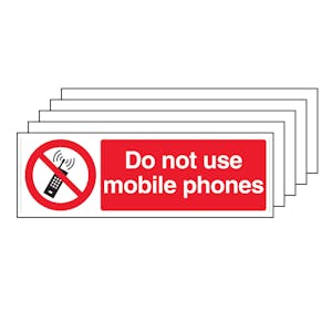 5PK - Do Not Use Mobile Phones - Landscape